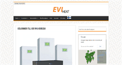 Desktop Screenshot of eviheat.se